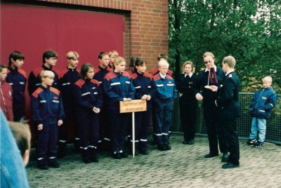 Gründung der Jugendfeuerwehr