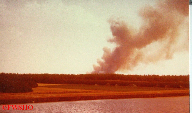 Waldbrand bei Stüde am 08.08.1975