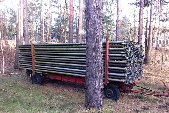 Beregnungsrohrwagen
