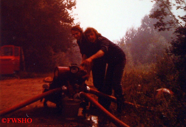 Rolf Feldmann und Ernst Salig an der TS 8 in Neudorf-Platendorf