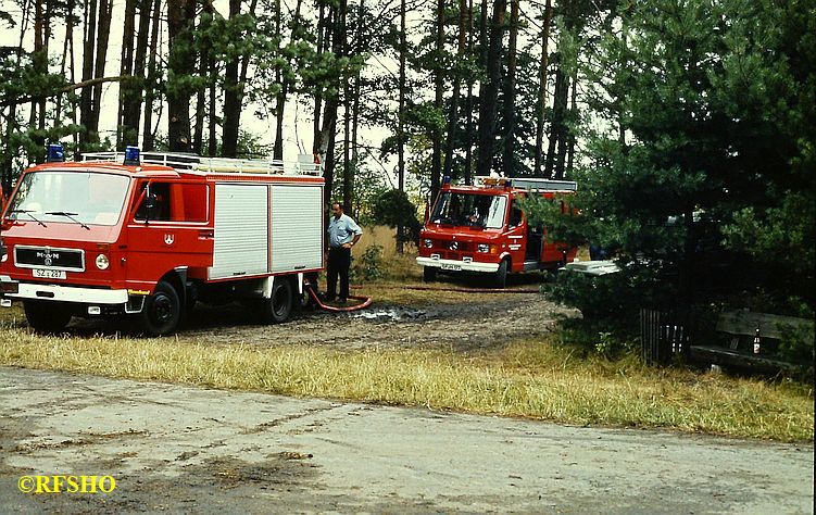 Waldbrand Knesebeck / Forst Malloh