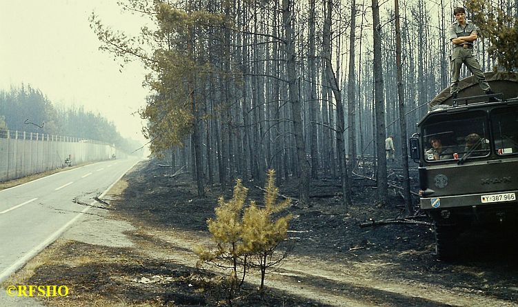 Waldbrand Knesebeck / Forst Malloh