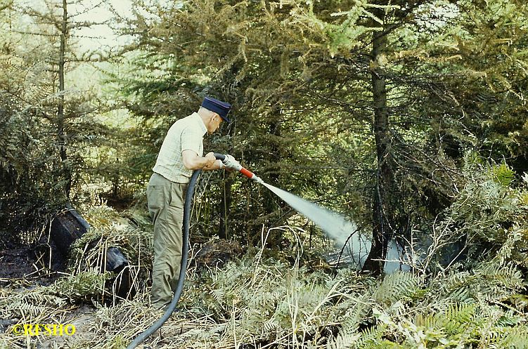 Waldbrand Emmer Leu − Oerreler Weg