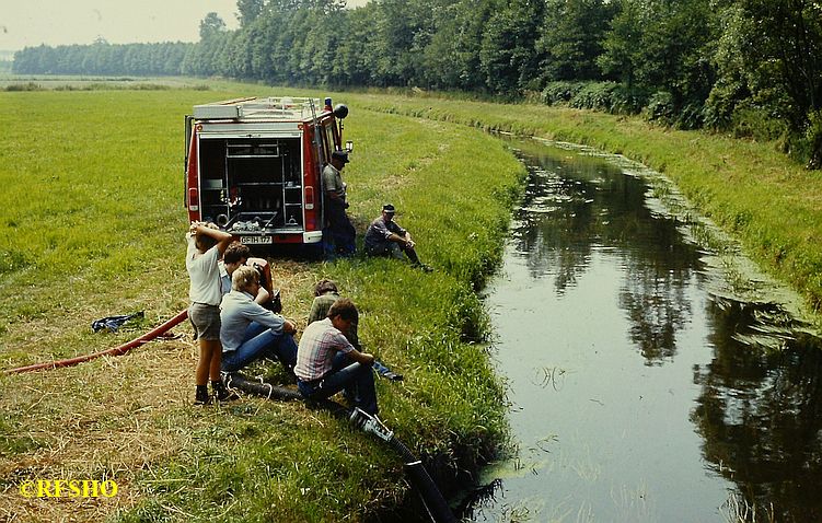 Waldbrand Emmer Leu − Oerreler Weg Waldbrand Emmer Leu − Oerreler Weg