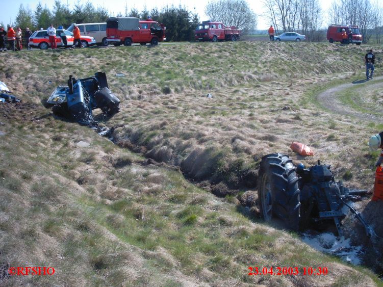 Zugunfall, Berendfeld 23.04.2003