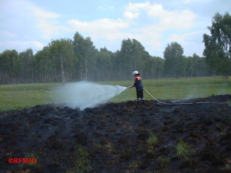 Moorbrand, Schönewörde Grosses Moor 24.06.2003