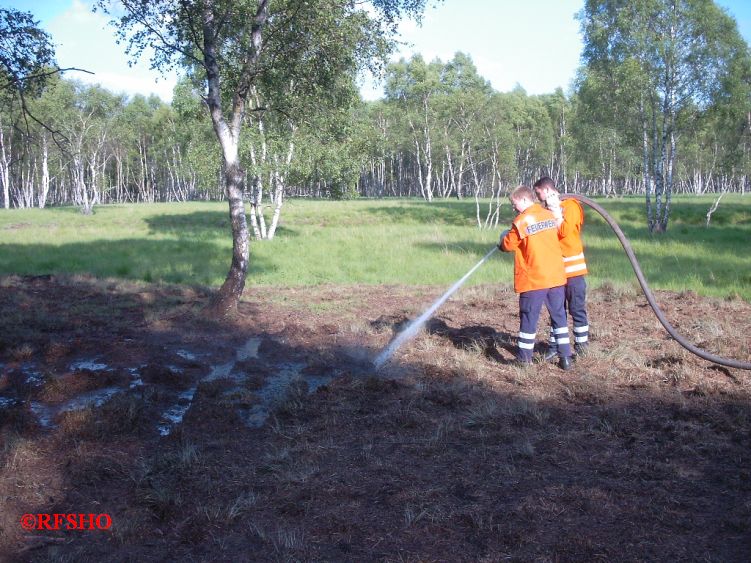 Moorbrand, Schönewörde Grosses Moor 24.06.2003