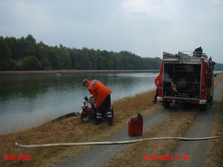 Moorbrand, Schönewörde Grosses Moor 29.06.2003