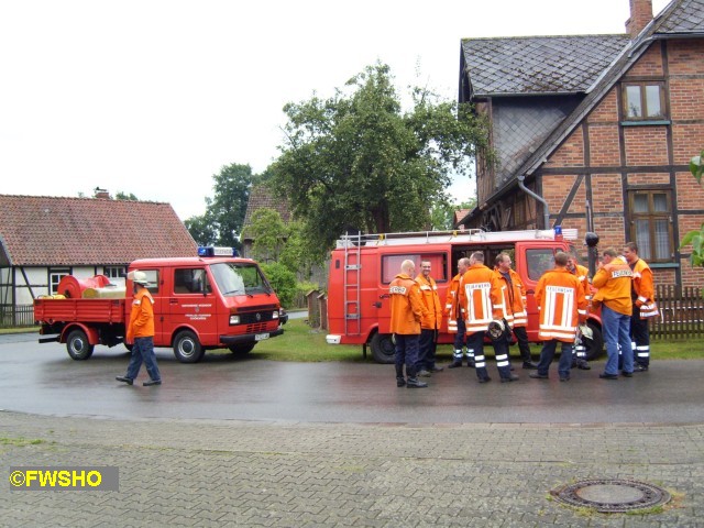 Frw. Feuerwehr Schönewörde in Bereitstellung