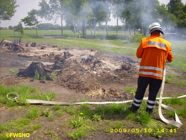 Einsatz 1. Rohr vom MZF