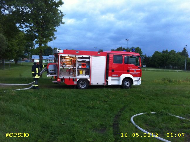 Brandeinsatz - Osterfeuer