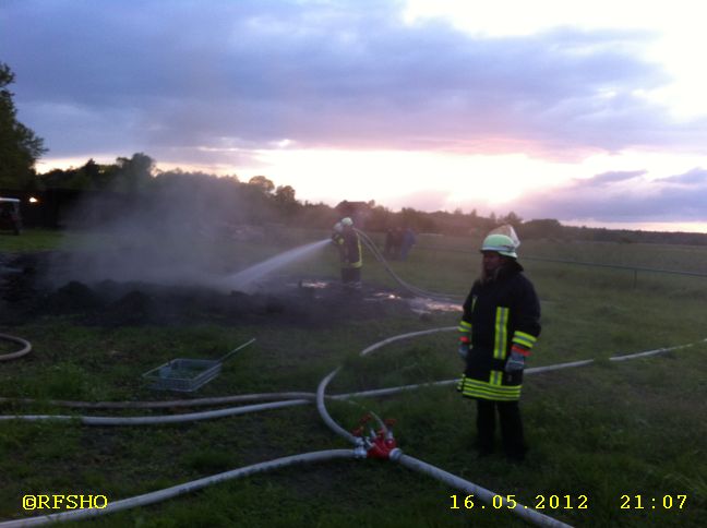 Brandeinsatz - Osterfeuer