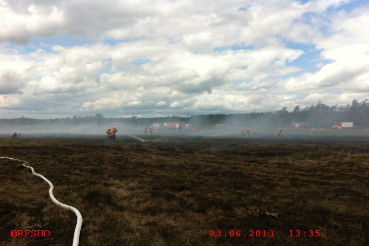 Flächenbrand TrbPl Ehra-Lessien