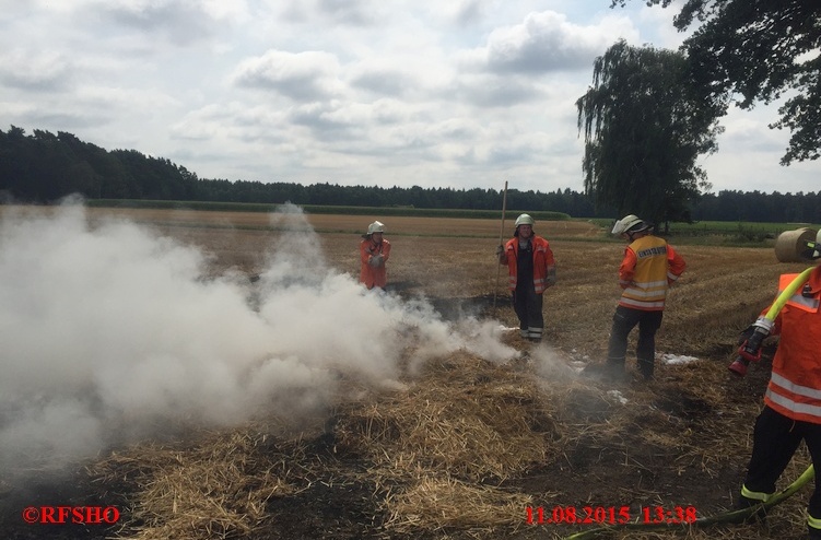 Brandeinsatz, Flächenbrand, Landgraben