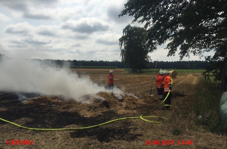 Brandeinsatz, Flächenbrand, Landgraben