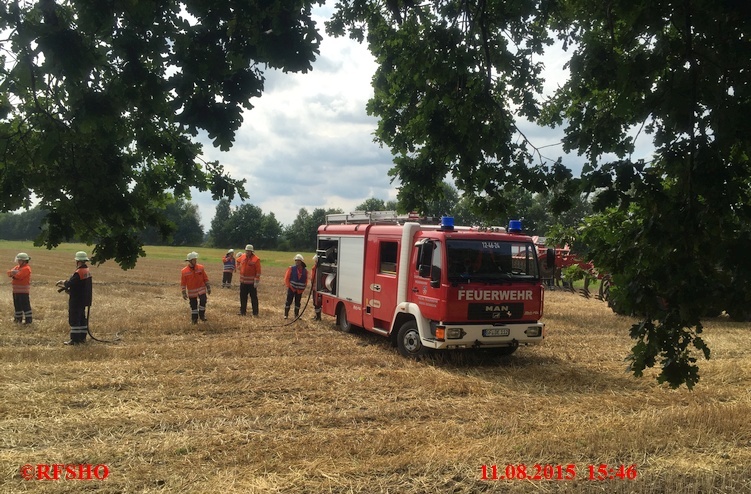 Brandeinsatz, Flächenbrand, Landgraben