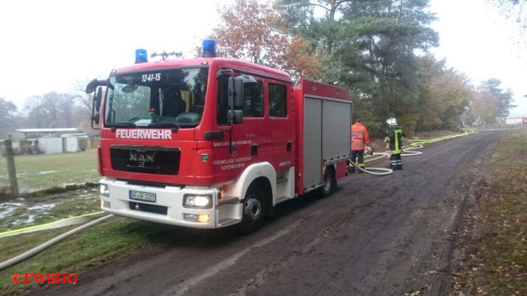 Feuermeldung Garagenbrand, Gr. Oesingen