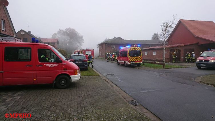 Feueralarm B2 Westerholz, Kellerbrand