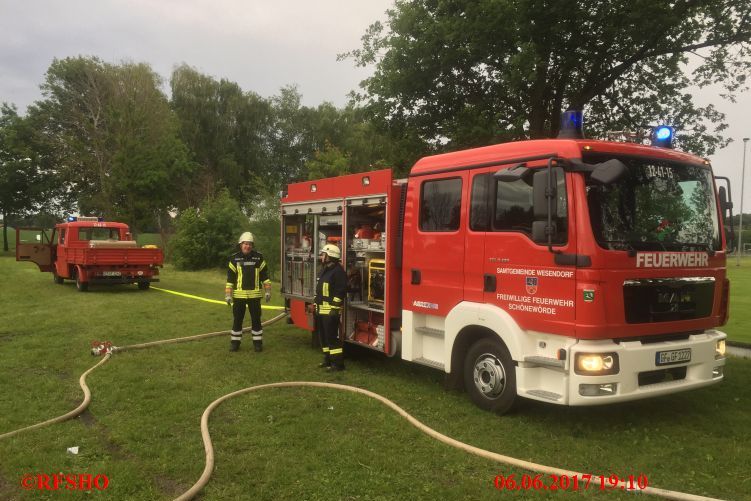 Feuermeldung Schönewörde, Schützenstraße