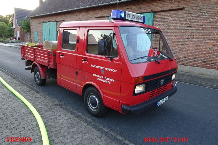 Gebäudebrand Schönewörde, Dorfstraße