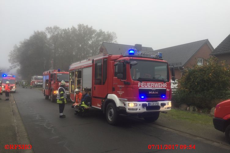 Feueralarm B2 Westerholz, Kellerbrand