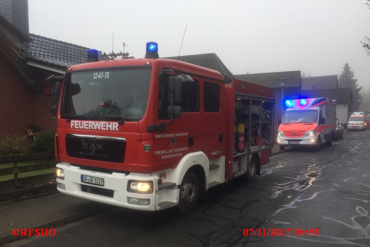 Feueralarm B2 Westerholz, Kellerbrand