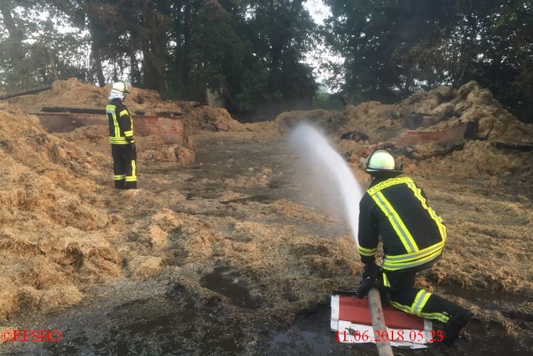 Scheunenbrand Pollhöfen