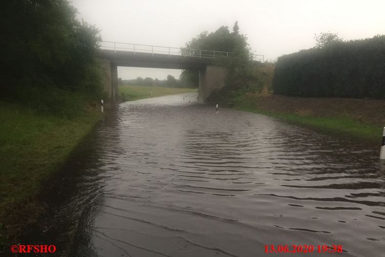 Platendorfer Straße, Hochwasser