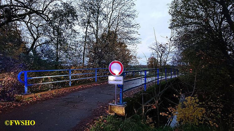 H1 Straße überflutet Feldstraße