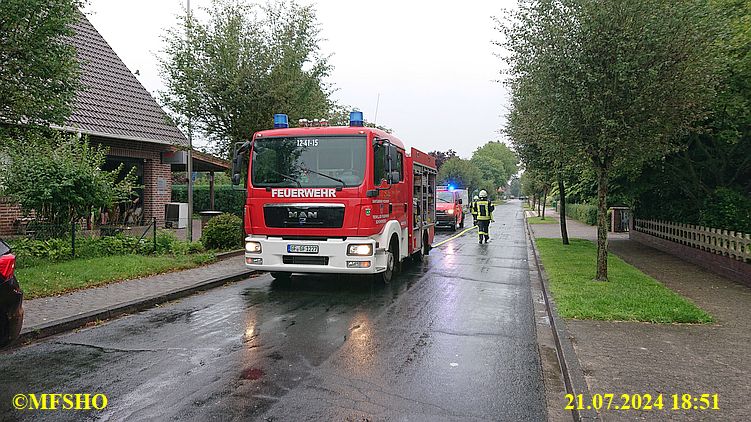 B2 Garagenbrand Dorfstraße
