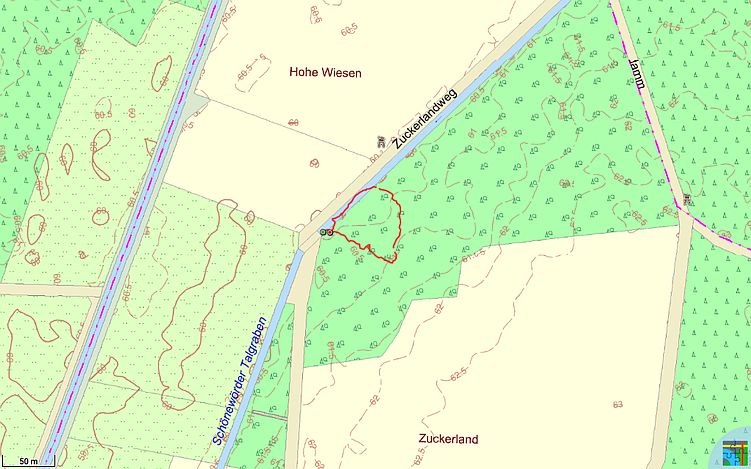 Einsatzstelle Zuckerlandweg