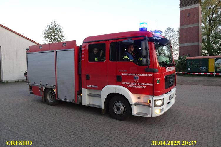 Vom Einsatz zurück