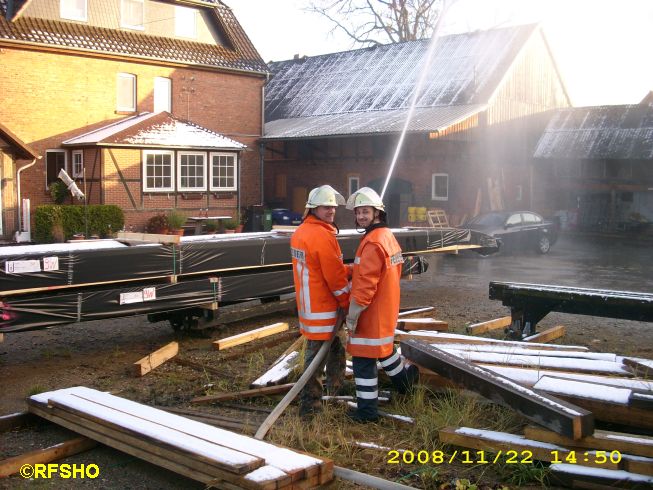 Wassertrupp mit C-Rohr