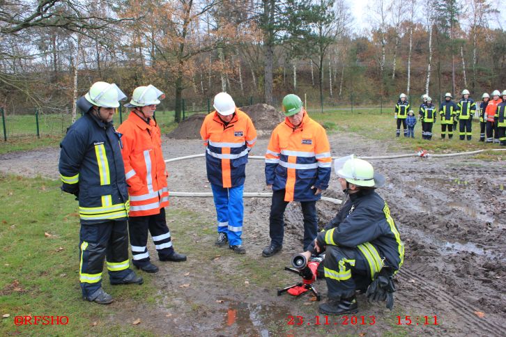 Einweisung durch OrtsBM A. Meyer