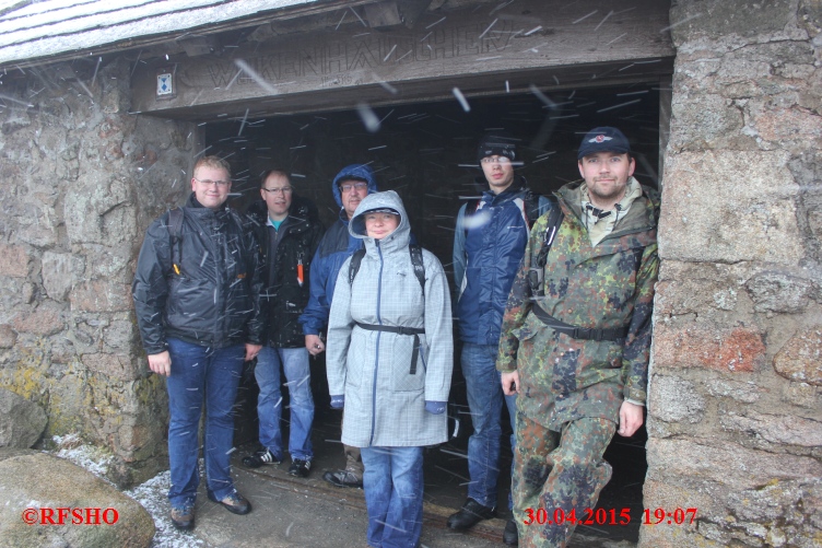 die Gruppe im Wolkenhäuschen