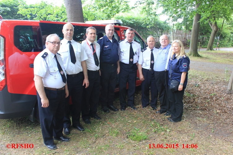 Delegation der Feuerwehr aus dem Landkreis Radziejow (Polen)