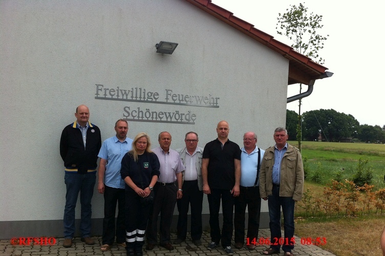 Delegation der Feuerwehr aus dem Landkreis Radziejow (Polen)