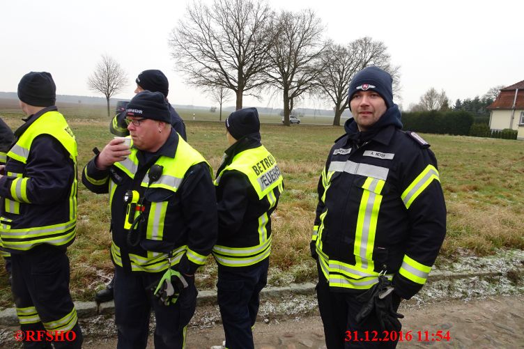 Die Feuerwehrabordnung aus Schönewörde und Abbendorf