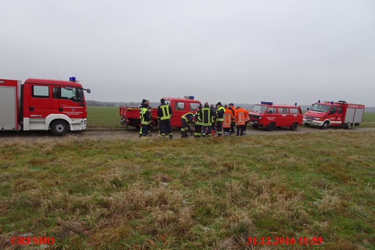 Die Feuerwehrabordnung aus Schönewörde und Abbendorf