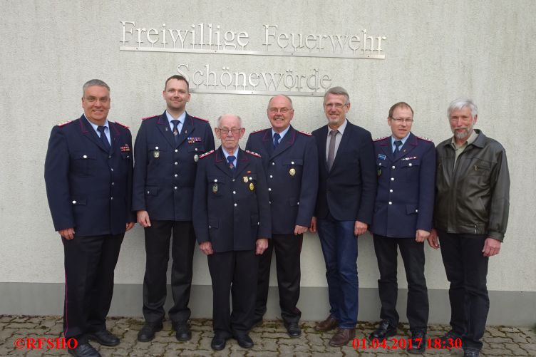 Horst Germer,  Andreas Meyer, Willi Henze, Manfred Henze, Herbert Pieper, Michael Feldmann, Gerald Flohr