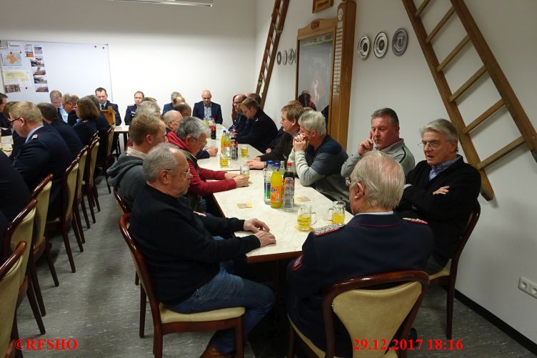 Jahreshauptversammlung im Feuerwehrhaus