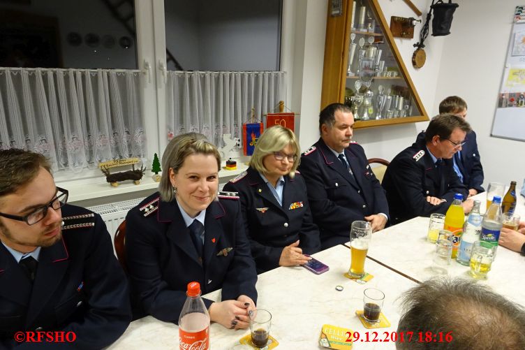 Jahreshauptversammlung im Feuerwehrhaus