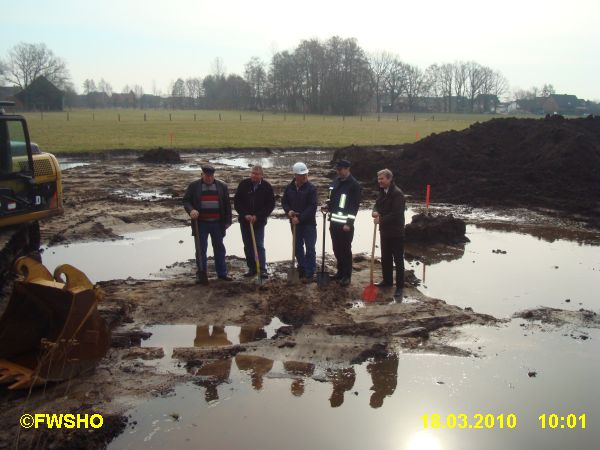 Spaten im Einsatz