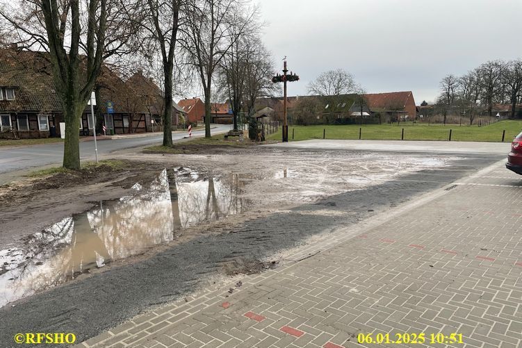 Parkplatz für die Einsatzkräfte