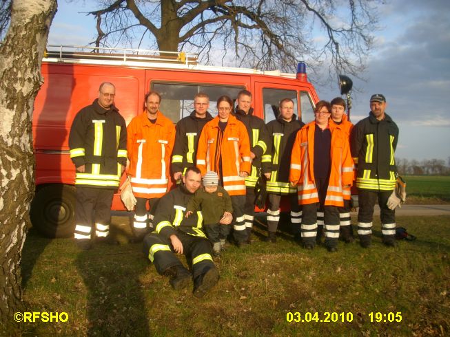 Brandsicherheitswache Osterfeuer 03.04.2010