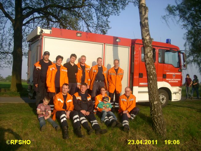 Brandsicherheitswache Osterfeuer 23.04.2011