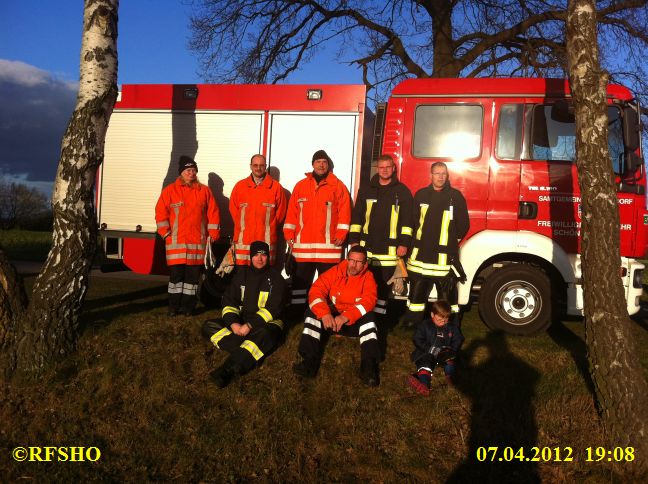 Brandsicherheitswache Osterfeuer 07.04.2012