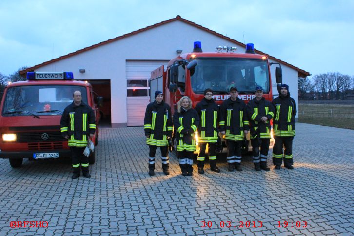 Brandsicherheitswache Osterfeuer 30.03.2013